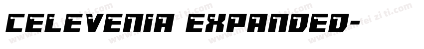 celevenia expanded字体转换
